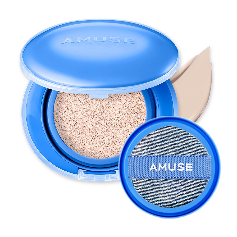 [Amuse][Icy Blue Edition] Airy Pore Cover Cushion Main Product + Refill Special Set Spf 50+ Pa++++