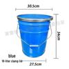 ZISIZ Round Iron Empty Multi-Purpose Bucket
