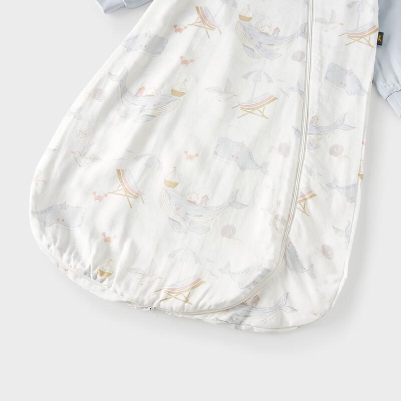 TONGTAI Baby Summer Anti-Startle Long-Sleeve Sleeping Bag