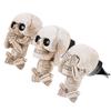 LIFKOME 3pcs Skull Ghost Head Ornaments Car Perfume Clip Car