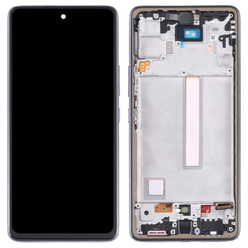 For Samsung Galaxy A53 5G A536 OEM Grade S AMOLED Screen and Digitizer Assembly+Frame Part (without Logo)