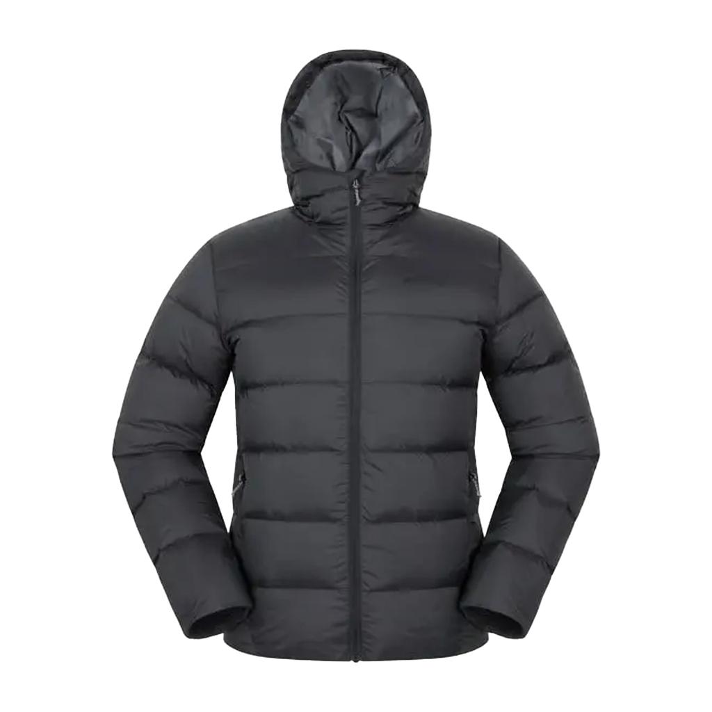 Mountain Warehouse Men's Stratus Down Packable Hooded Jacket