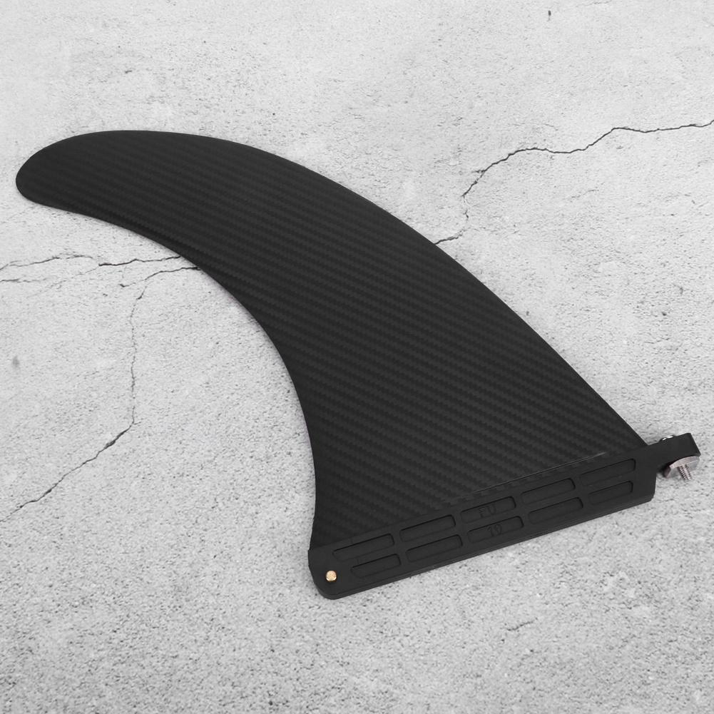 10in Surfboard Fin Faux Kohlefaser SUP Board Watershed Balancing Ruder Surfboard ZubehörKohlenstoff