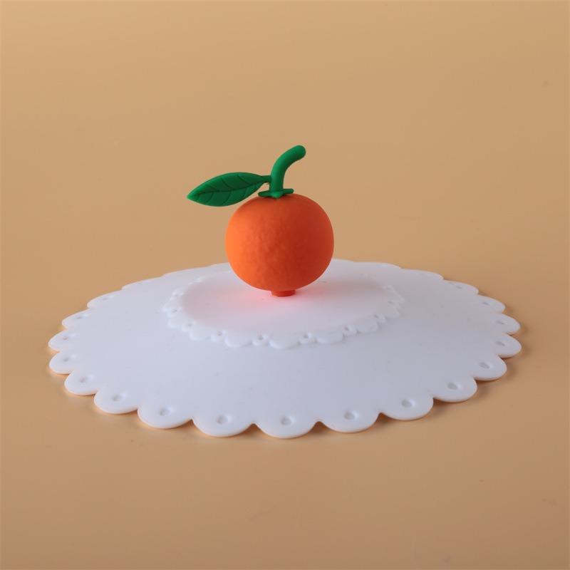 

Универсальная крышка для стакана пищевого качества Мягкая крышка Пылезащитная крышка Прозрачная с узором из нефрита Различные стили Мультяшные фигурки Orange toy figure