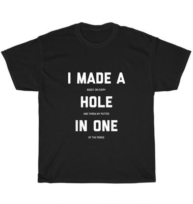 Golf Hráč golfu Dal jsem eso Golfový vtip Bogey Golfista Tričko Unisex Zábavné Tričko Dárek