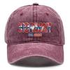 "NORWAY" "HEIA NORGE" Flag Printed Sun Hat , Adjustable Snapback Baseball Cap Simple Leisure Lightweight Distressed Dad Hat