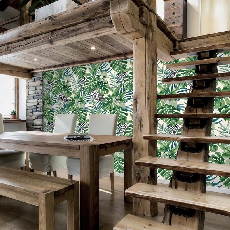 Jungle and Leaves Ugepa Paper Wall Wallpaper 10m X 0.53m