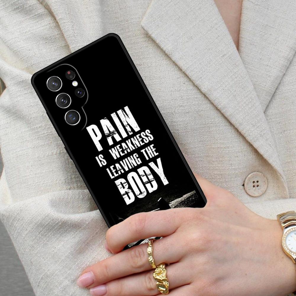 Cute Fitness Funny Lift Gym Cell Phone Case for Samsung Galaxy S26 Ultra S25 S24 S23 S22 S21 S20 Note10 Cover