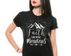 Faith Can Move Mountains Christian Shirt Religious T Shirts Jesus Christmas Christian Shirt Christian Christmas Gifts