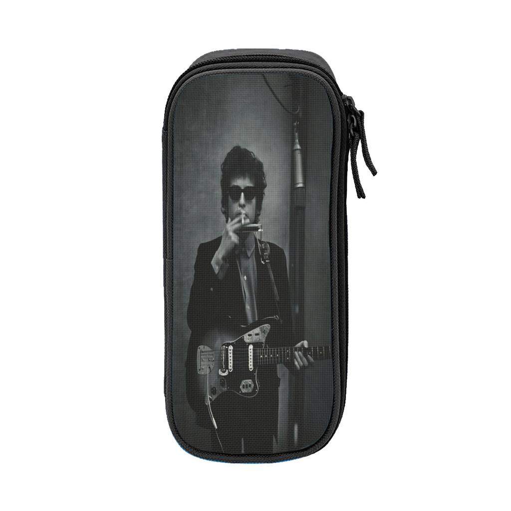 Large-capacity Pencil Pouch Bob Dylan Singer Merch Double Layer Pencil Bag Women Makeup Bag Perfect Gifts