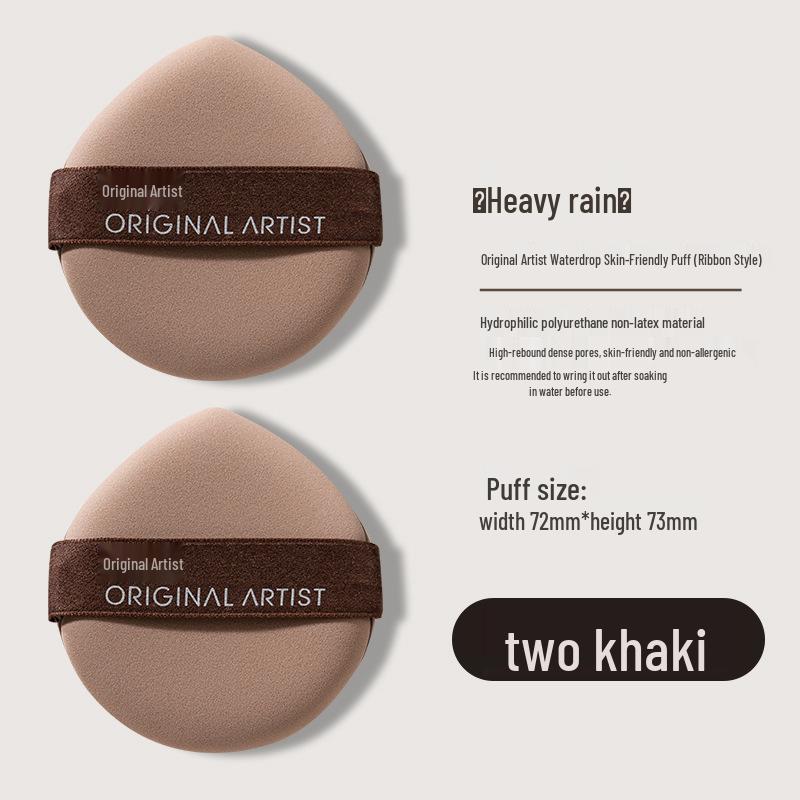 Original Artist Dual-Use Powder Puff - Expands When Wet for Even Concealer Application