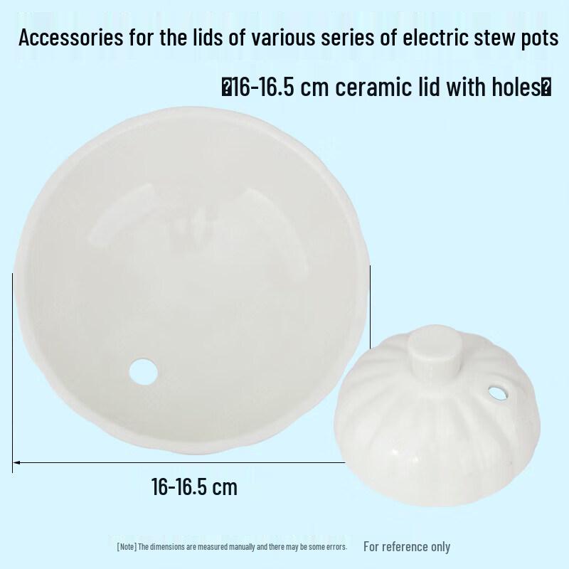 Ceramic Replacement Lid for Electric Stew Pots