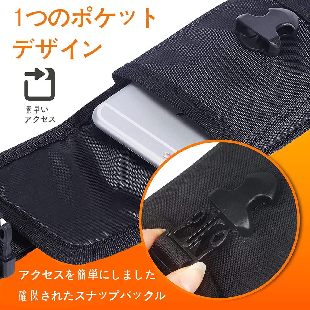 HUAZHIMAO Smartphone Pouch with Belt Easy To Compact Waist Holster Holder for Cell Phones and Belt Pouch Bag for Work Waist Pouch Men's Loop, Carry,