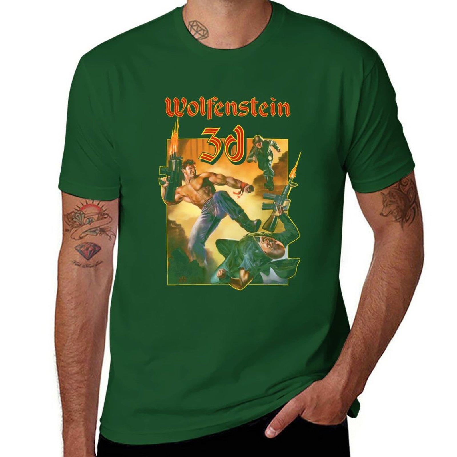 

Wolfenstein 3D, Design T-Shirt summer tops boys whites kawaii clothes Men s t shirts 4XL