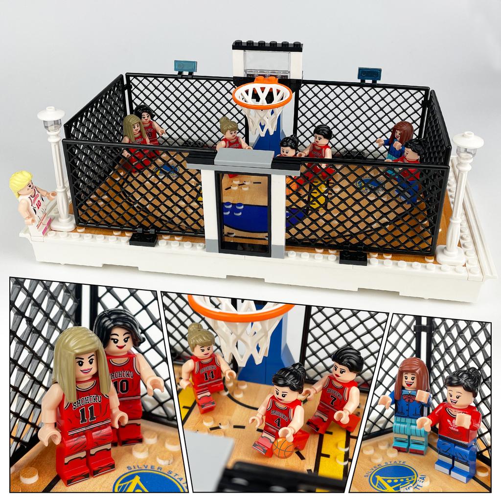 Jt024 Small Particle Training Sports Baseplate Children'S Assembly Building Block Toy Accessories Basketball
