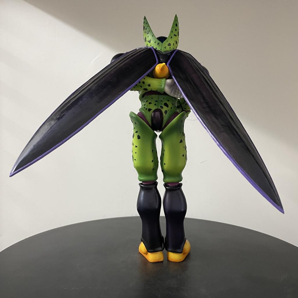 Dragon Ball Anime Peripheral Bow And Bend Over Cell Action Model Scene PVC Statue Collection Boy Toy Birthday Decoration Doll Gi