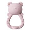 Silicone Teether For Babies Food-Grade Teething Toy Rattle 0-12 Months Baby Sensory Toy Bear Hand Bell Silicone Teething Toy