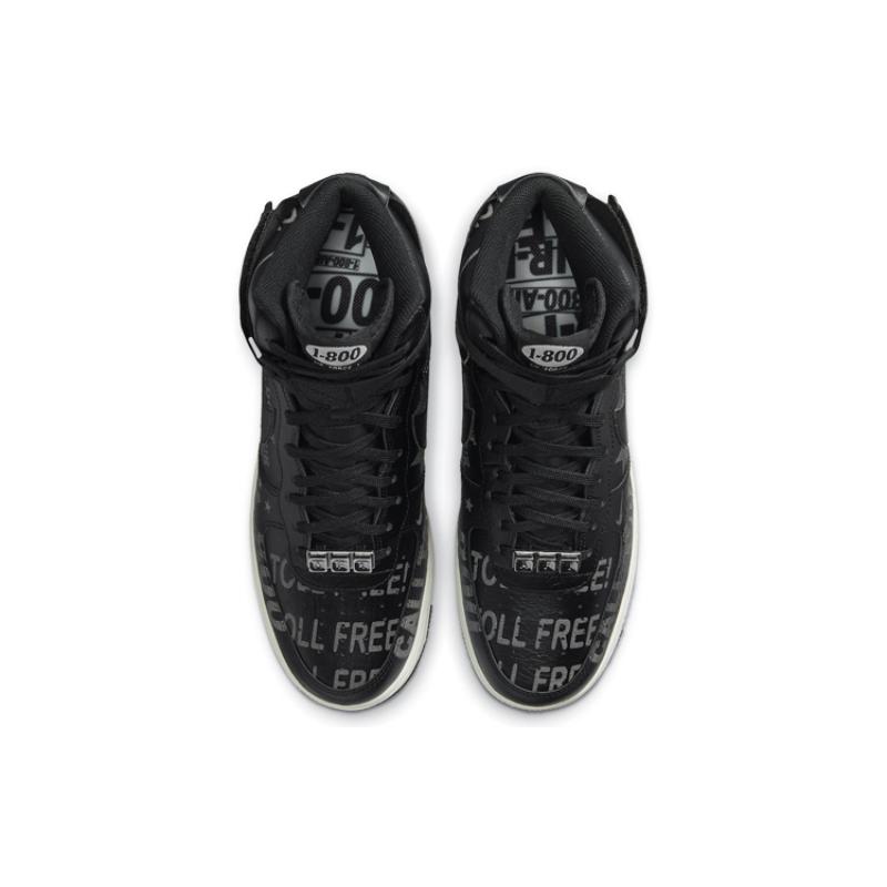 Nike Air Force 1 High '07 Premium 'Toll Free Pack   Black' Sneakers CU1414-001