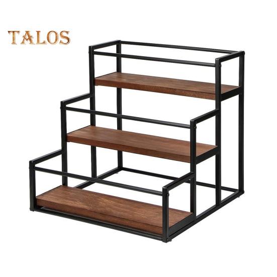 

3-уровневая стойка для кофейного сиропа, держатель для 12 бутылок сиропа, прочный органайзер для бутылок вина, витрина, полка для хранения на прилавке, кофейный бар, кухня кофейный