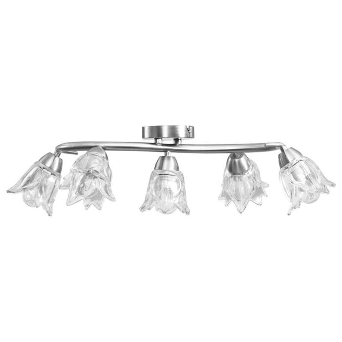 VidaXL Plafonnier et Abat-jour Lustre Lampe Suspendue Luminaire d'Intérieur Salon Chambre à Coucher Verre Transparent 5 289233
