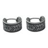 925 Sterling Silver Grass Pattern Luxury Vintage Earrings For Woman Engagement Minimalist Jewelry Accessories Prevent Allergies