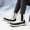 Snow Boots Women's High-top Large-size Velvet Warm Outdoor Shoes Overalls Zipper Hiking Northeast Hiking Shoes