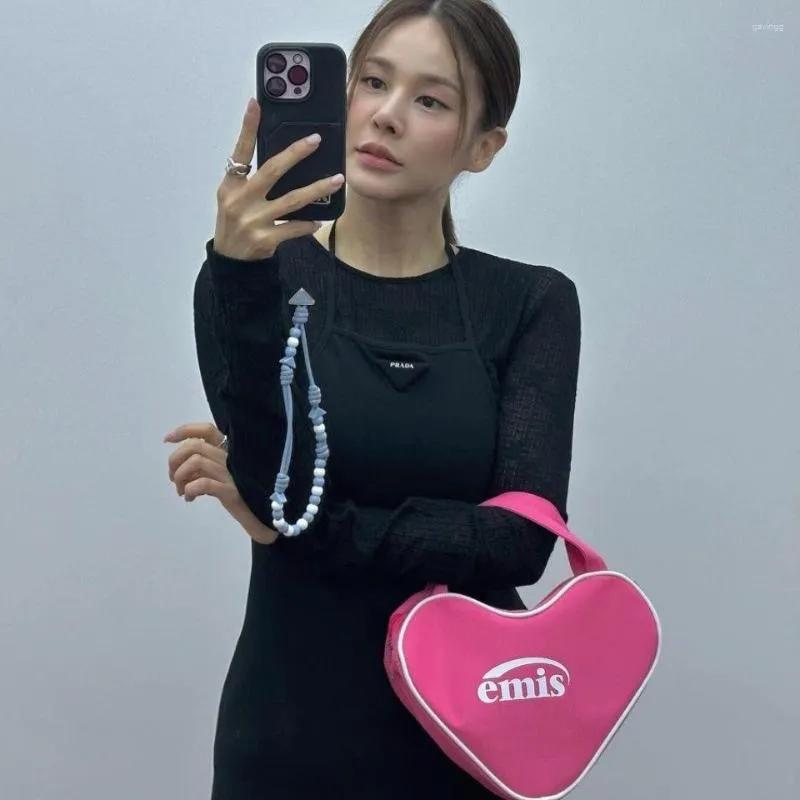 EMIS HEART TOTE BAG (Pink, Blue)