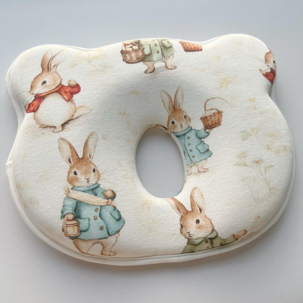 Baby Kopfformkissen Memory-Schaum Anti-Überrollen Säuglingskissen zur Vorbeugung & Korrektur des Flachkopfsyndroms Kleinkind Orthopäisches Positionierungskissen