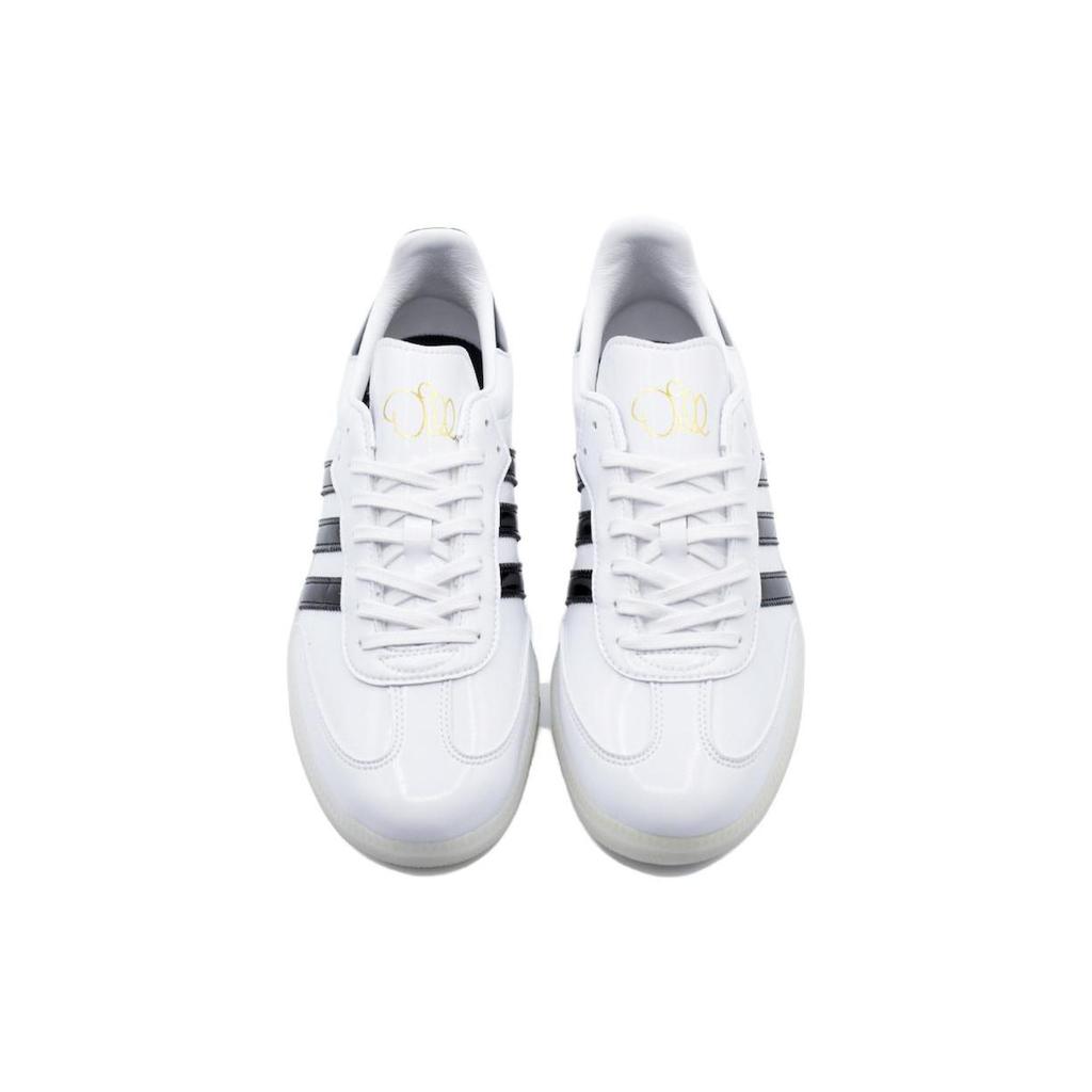 Jason Dill X Adidas Samba White Black Unisex Sneakers Cloud-White Core-Black Gold-Metallic IE5158