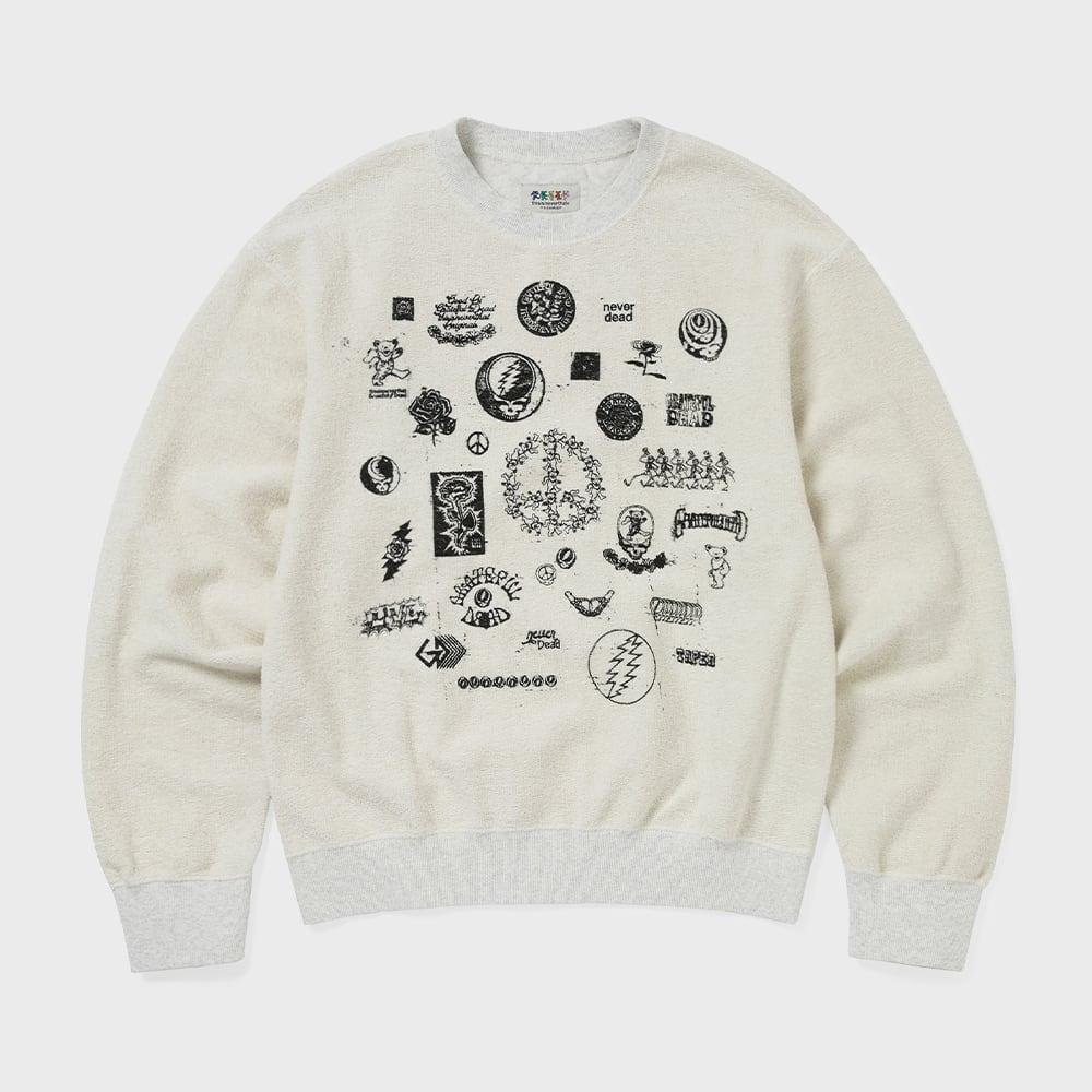 ThIs Is Never That Gd Иконография Реверсивный свитшот Хизер Грей S