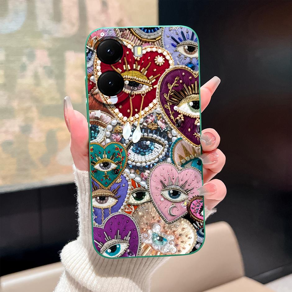 Case For Xiaomi Poco X7 X8 Pro Max Beautiful Bowknot Flower Anti-Fingerprint Unique Phone Cover For PocoX7Pro PocoX8ProMax Coque