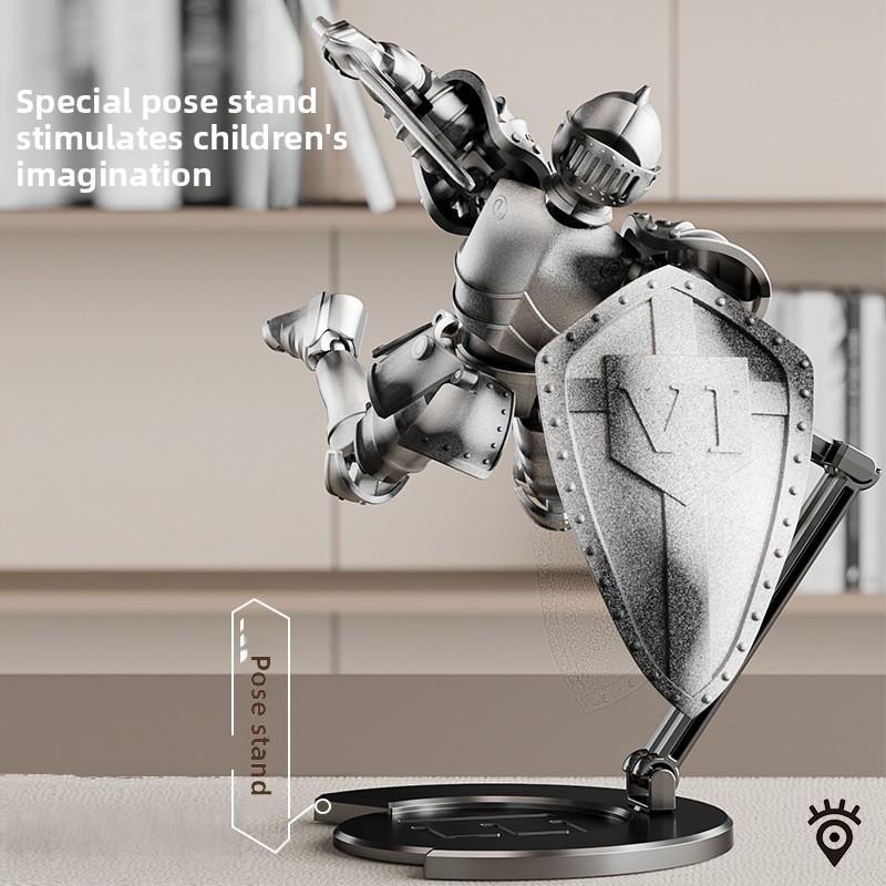 Multi-Jointed Medieval Soldier Model Movable Joint Knight Hinge Action Figure Rotatable Joint Knights Armored 3d Action Figure