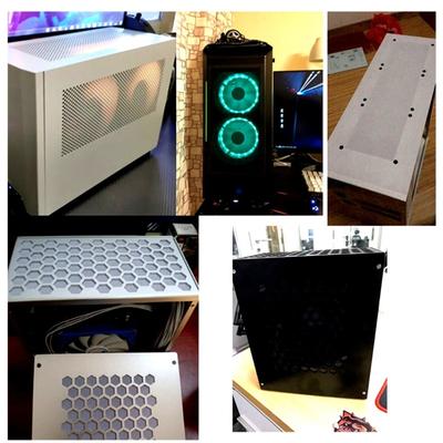 1PC PVC Fan Dust Filter PC Dustproof Case Cuttable Computer Meshes Cover 50x100cm Computer Coolers Fan Dust Filter