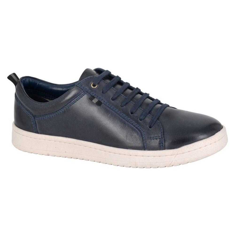 Roamers Mens Leather Trainers