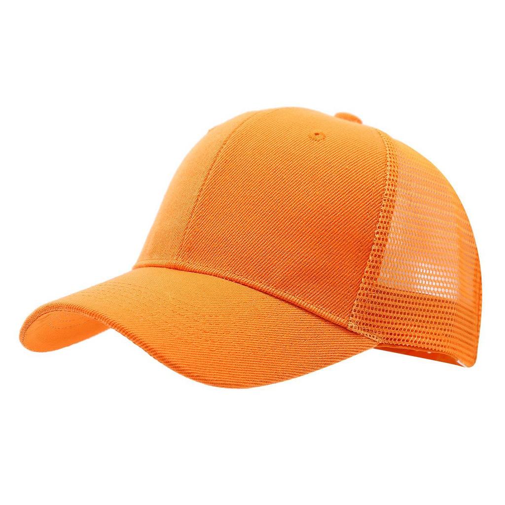 Unisex Summer Breathable Six-Panel Mesh Baseball Cap with Custom Logo for Outdoor Sports