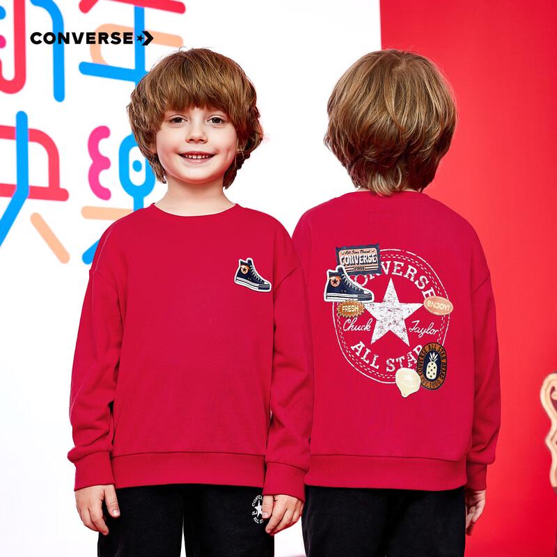 Converse Kids' Brushed Fleece Crewneck Sweatshirt