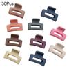 30/50Pcs Girl Hair Claw Pure Color Anti-slip Teeth Small Gripper Portable Lightweight Back Head Hair Clip Hair Accessories