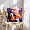 Abstract Cartoon Characters Cushion Cover Pillowcase Ultra Soft Skin Friendly Fabric Cloud Like Comfort & Concealed Zipper