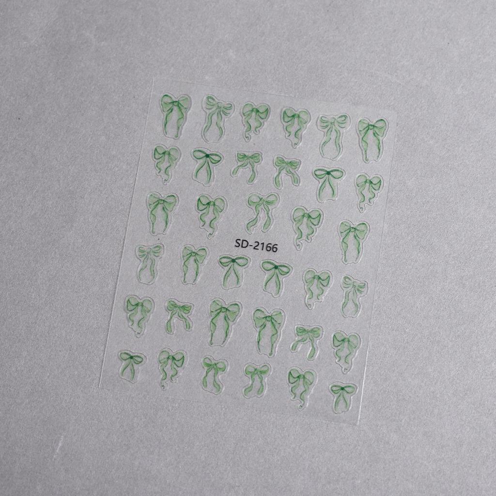 Weiße 3D Ballett Schuhe & Schleifen Nagelsticker - Dünne und Haltbare DIY Nagelaufkleber