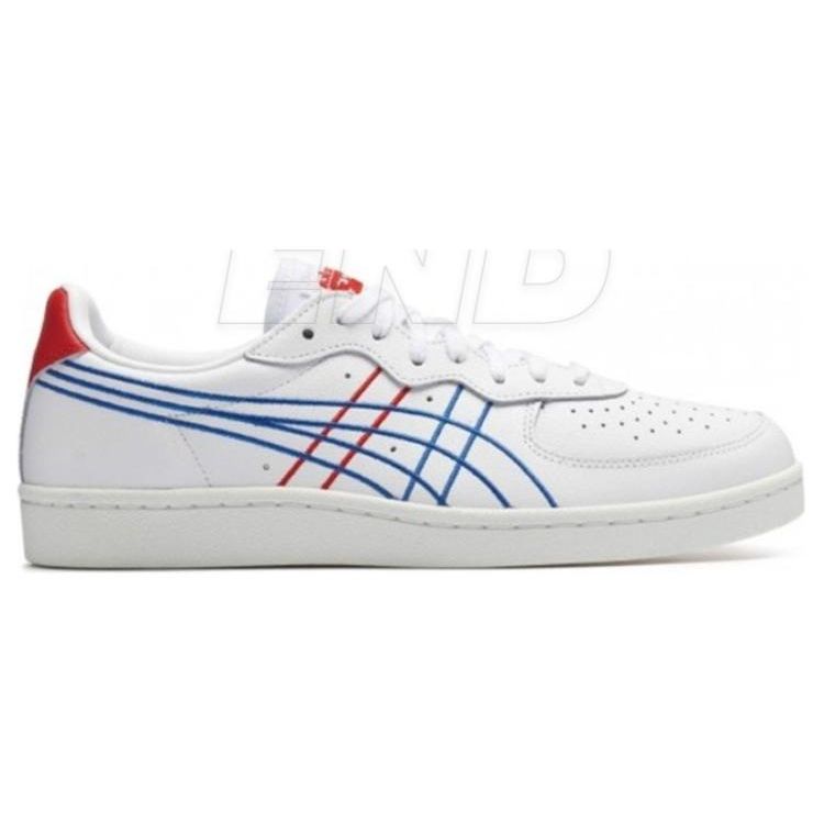 ONITSUKA TIGER Gsm Sd Bequeme Tägliche Rutschfeste Langlebige Low Top Skate Schuhe Unisex Sneaker Weiß Blau Rot 1183A653-101