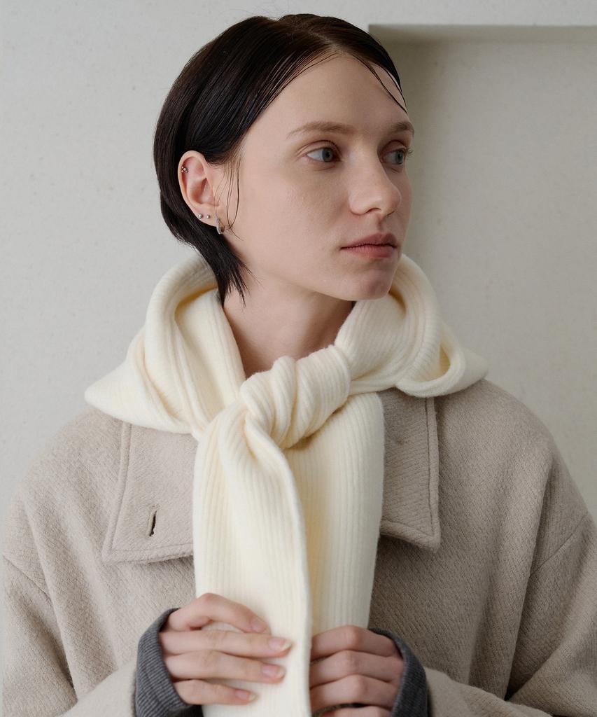 BIBYSEOB Muffler Balaclava Ivory [T54]