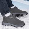 Men's and Women's Winter Fleece Warm Outdoor Hiking Hiking Boots, Cotton Boots, Snow Boots
