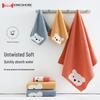 Jin Hao 100% Cotton Cartoon Bear Face Towel, Double-Sided, Twist-Free, Soft, Class A S1130WH