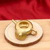 Mini Dragon & Phoenix Teapot: Brass Handle & Mahjong Copper Accent