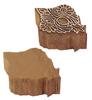 IBA Indianbeautifulart Textile Printing Block Asian Floral Motif Hand Carved Wooden Stamp Wood Block Printing