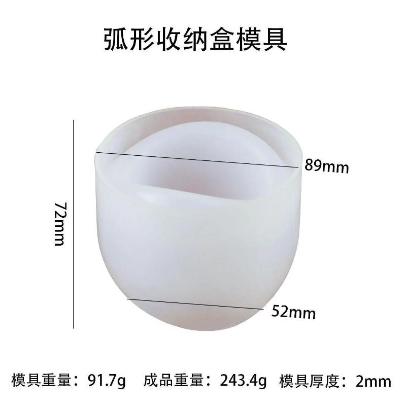 Nordic Style Gypsum Candle Cup Silicone Mold DIY Aromatherapy Candle Jar Concrete Container Wax Cup Cement Flower Pot Molds