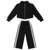 2025 Spring/Autumn Korean Style Girls' Fashion Long Sleeve Two-Piece Sports Set