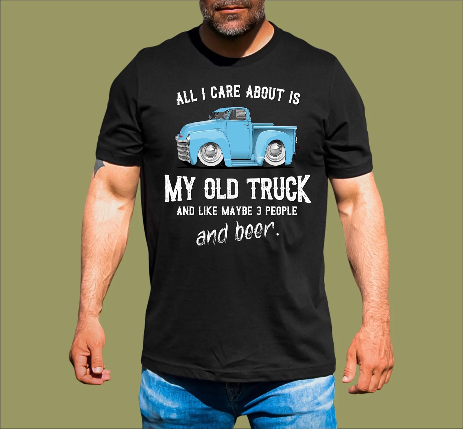 ALL I CARE ABOUT CHEV TRUCK T-SHIRT 2XL