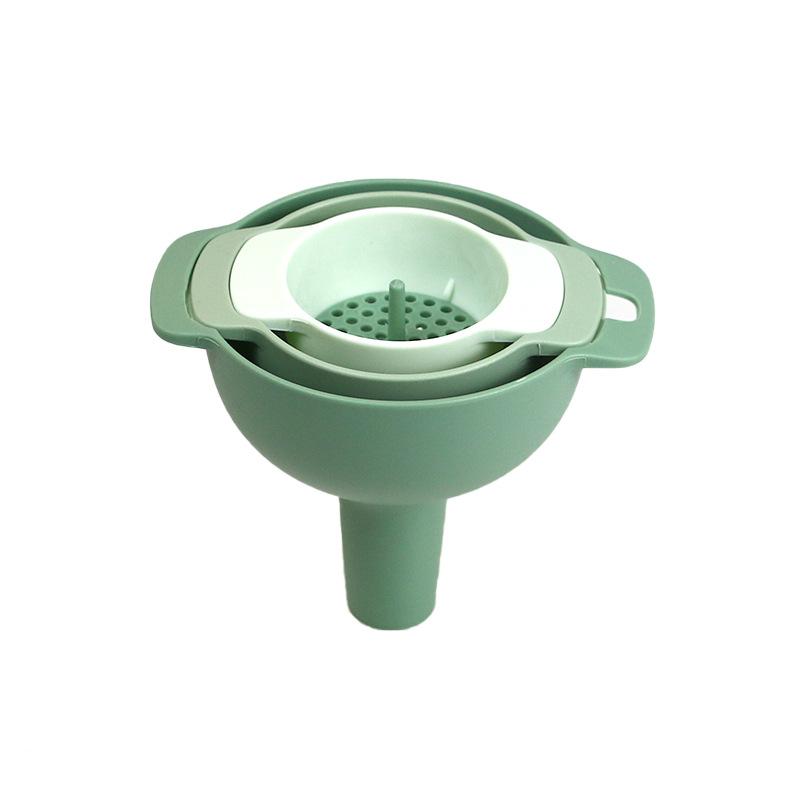 Multifunctional Plastic Funnel 4-in-1 Set Household Oil Can Filter and Pack Liquid Kitchen Oil Pouring Tool