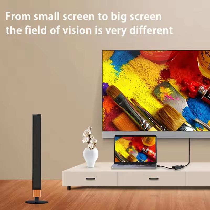 1080P HDMI-compatible To VGA Cable Adapter HDMI-compatible Male To VGA Female Video Converter for PC Laptop TV Projector Monitor